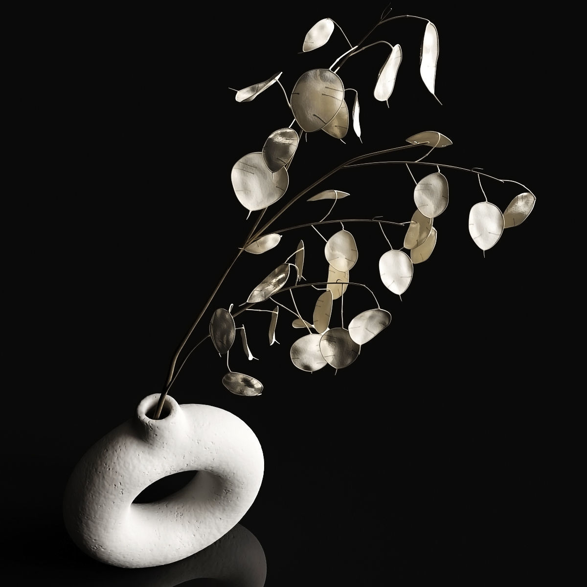 Pampas and lunaria 3D model_2