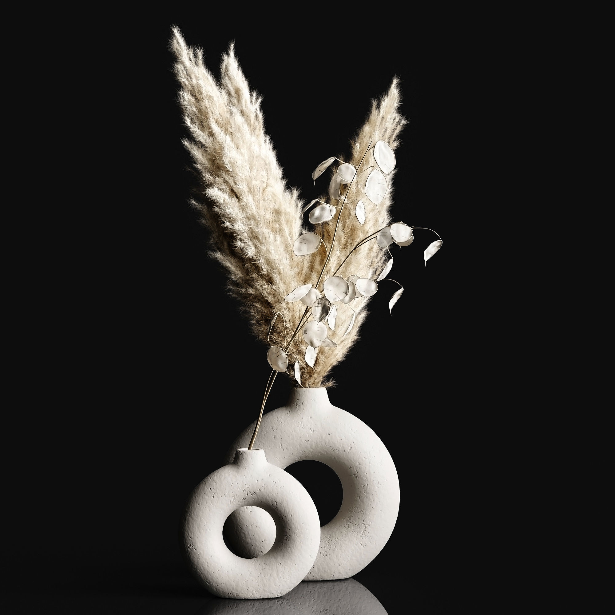 Pampas and lunaria 3D model_1