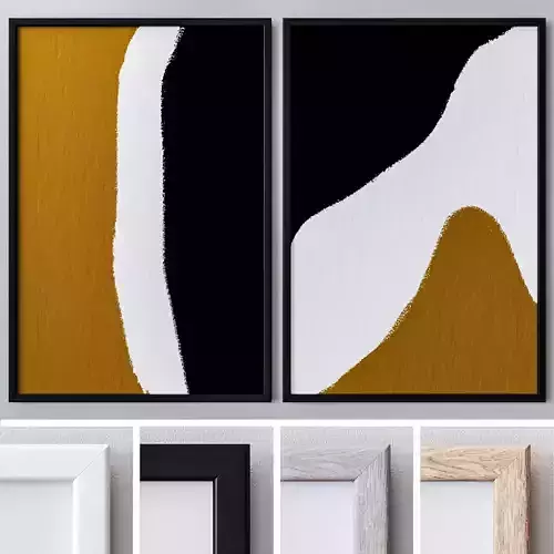 Set of large wall paintings 493