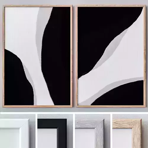 Set of large wall paintings 494