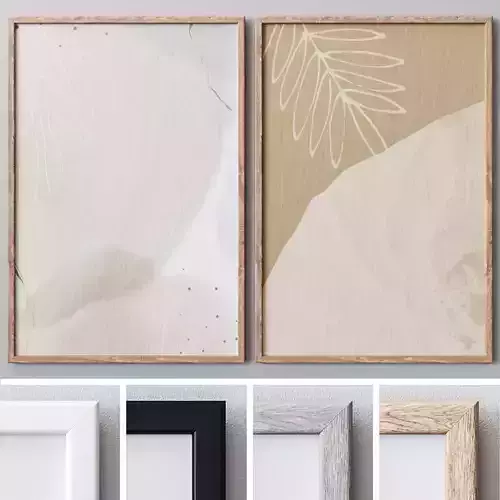 Set of large wall paintings 499