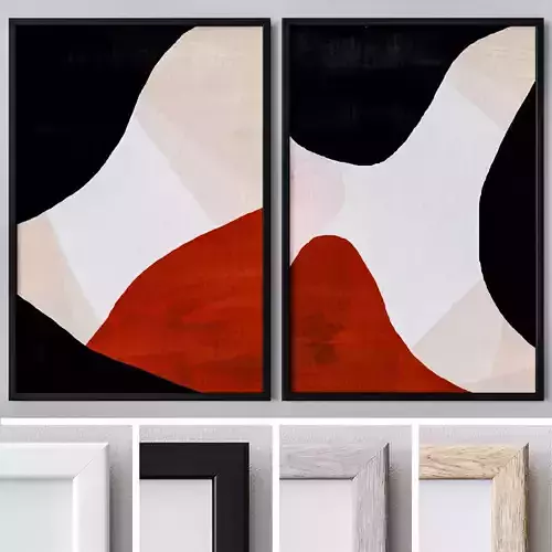 Set of large wall paintings 502