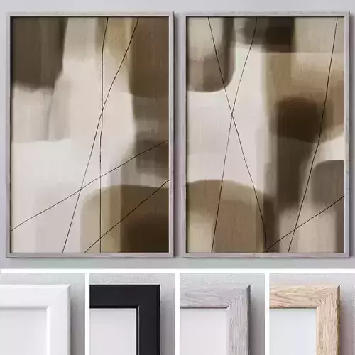 Set of large wall paintings 503