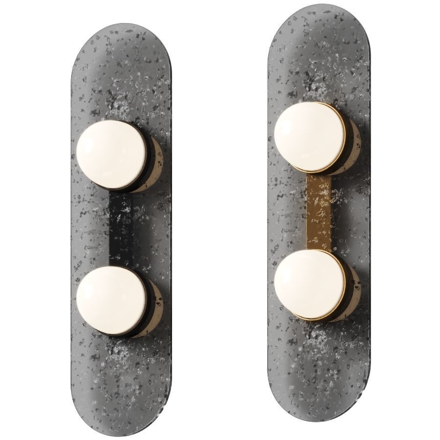 Modulo wall twin by CTO Lighting 3D model_1