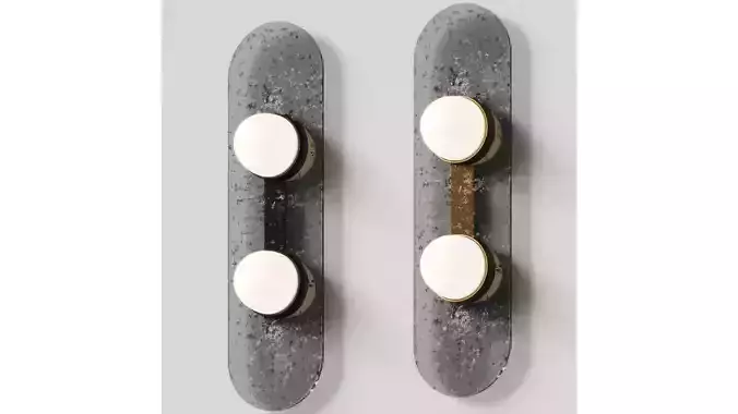 Modulo wall twin by CTO Lighting 3D model
