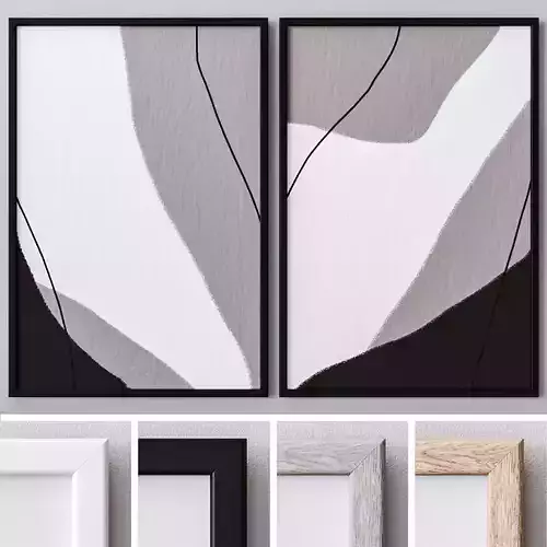 Set of large wall paintings  514