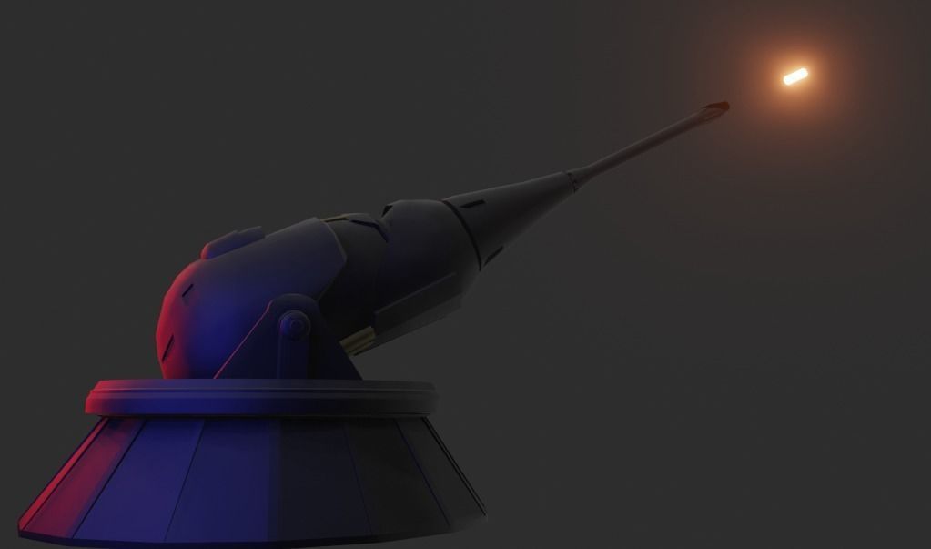 Muunilinst Planetary defense cannon RIGGED 3D model_2