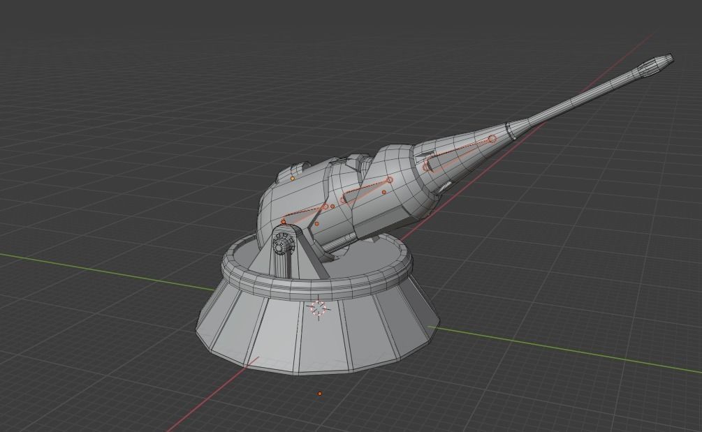 Muunilinst Planetary defense cannon RIGGED 3D model_4