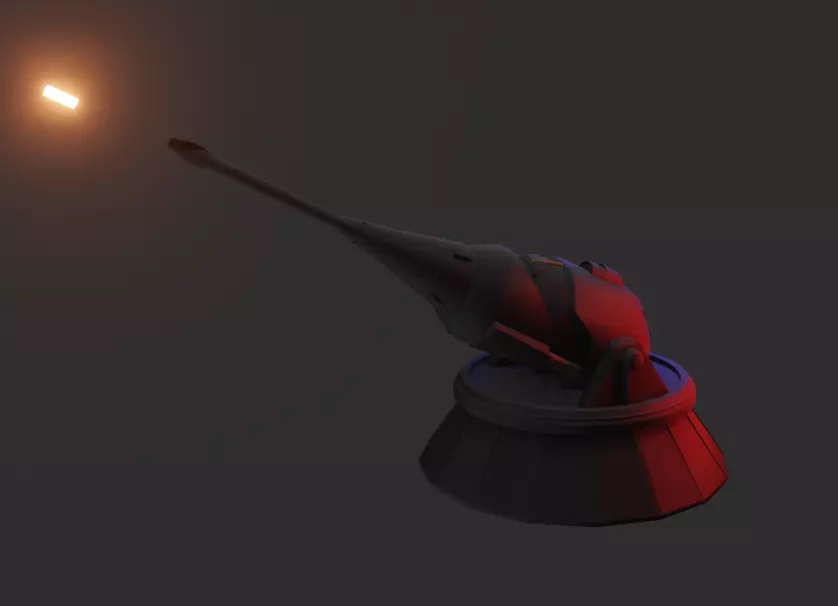 Muunilinst Planetary defense cannon RIGGED 3D model_0