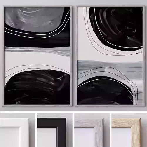 Set of large wall paintings  516