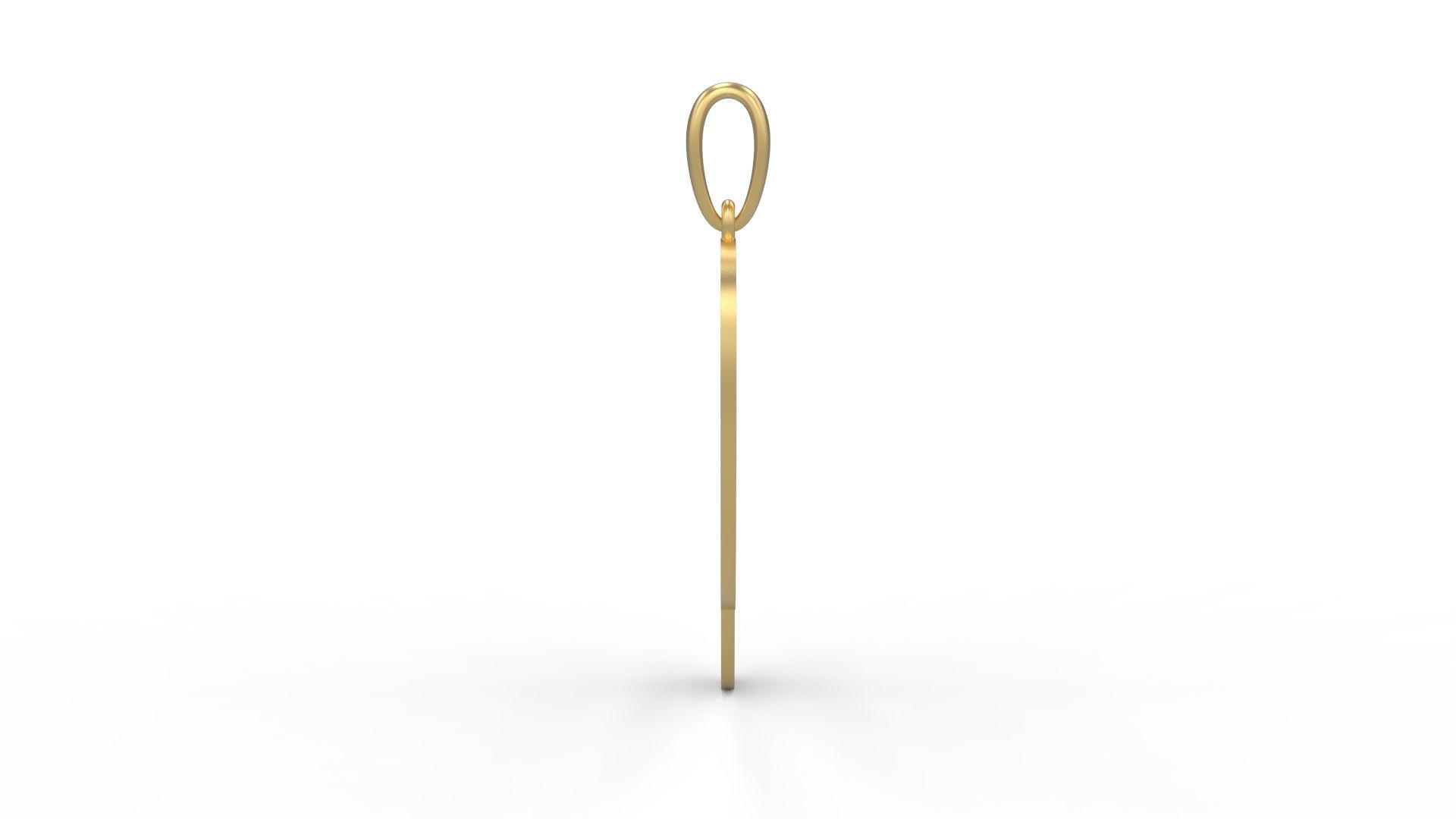 Initial Letters Pendant Harlow D 3D print model_2