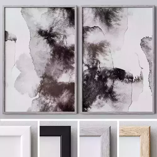 Set of large wall paintings  520