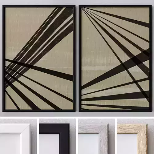 Set of large wall paintings  521