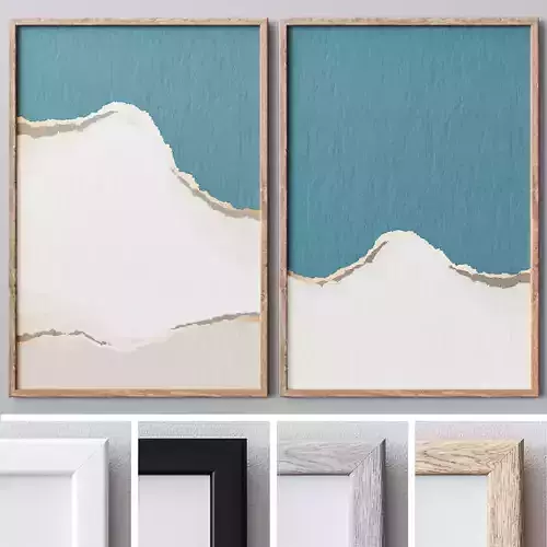 Set of large wall paintings  522