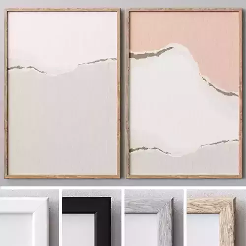 Set of large wall paintings  523