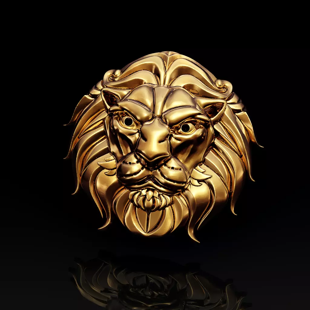 Lion head 3D print model