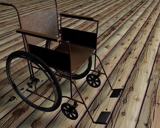 Medical wheelchair 3D print model