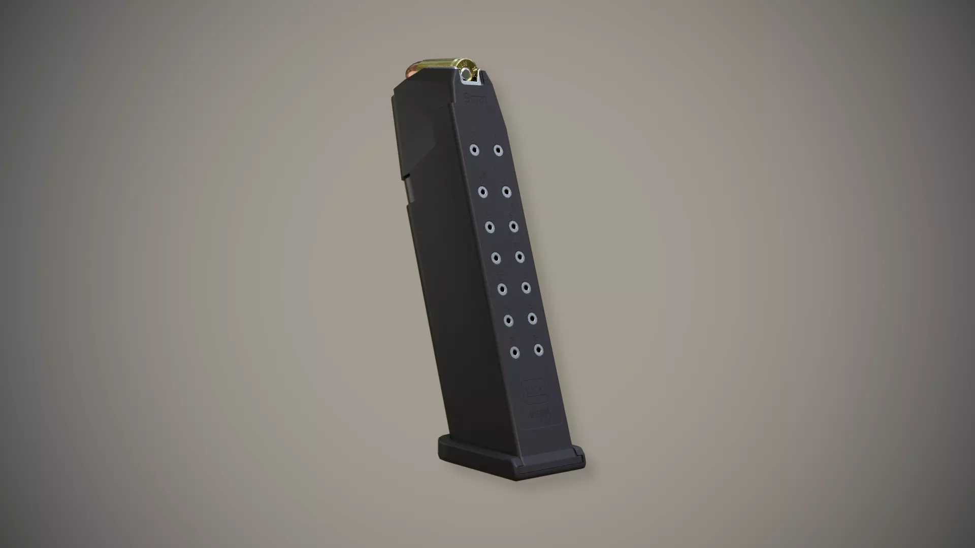 Magazine G17 Low-poly 3D model