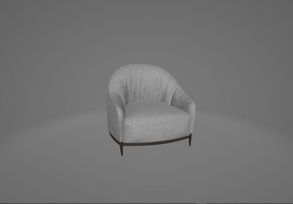 sofa armchair bed 3D print model_2