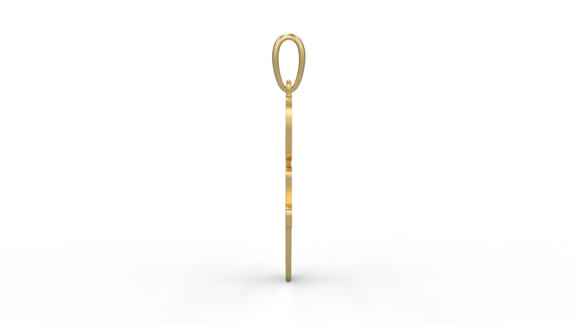 Initial Letters Pendant Harlow G 3D print model_2