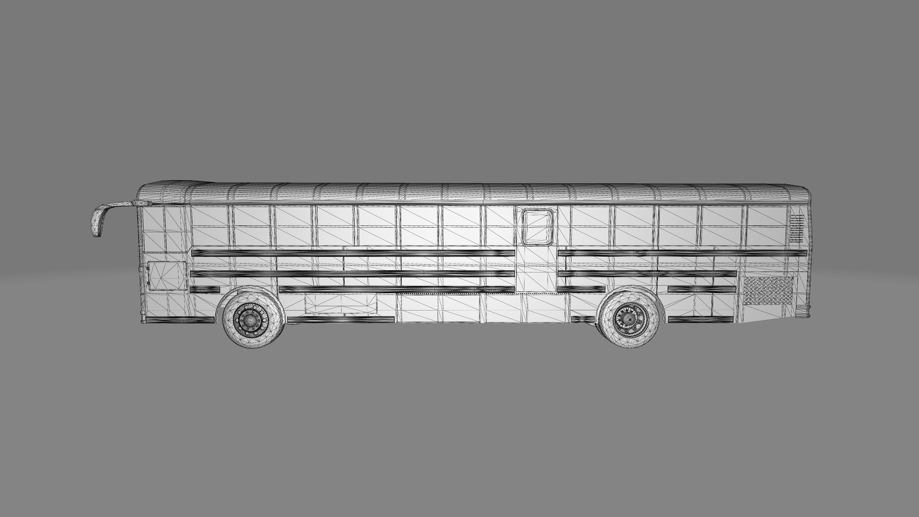 Thomas Built Saf-T-Liner school bus 3D 3D model_20