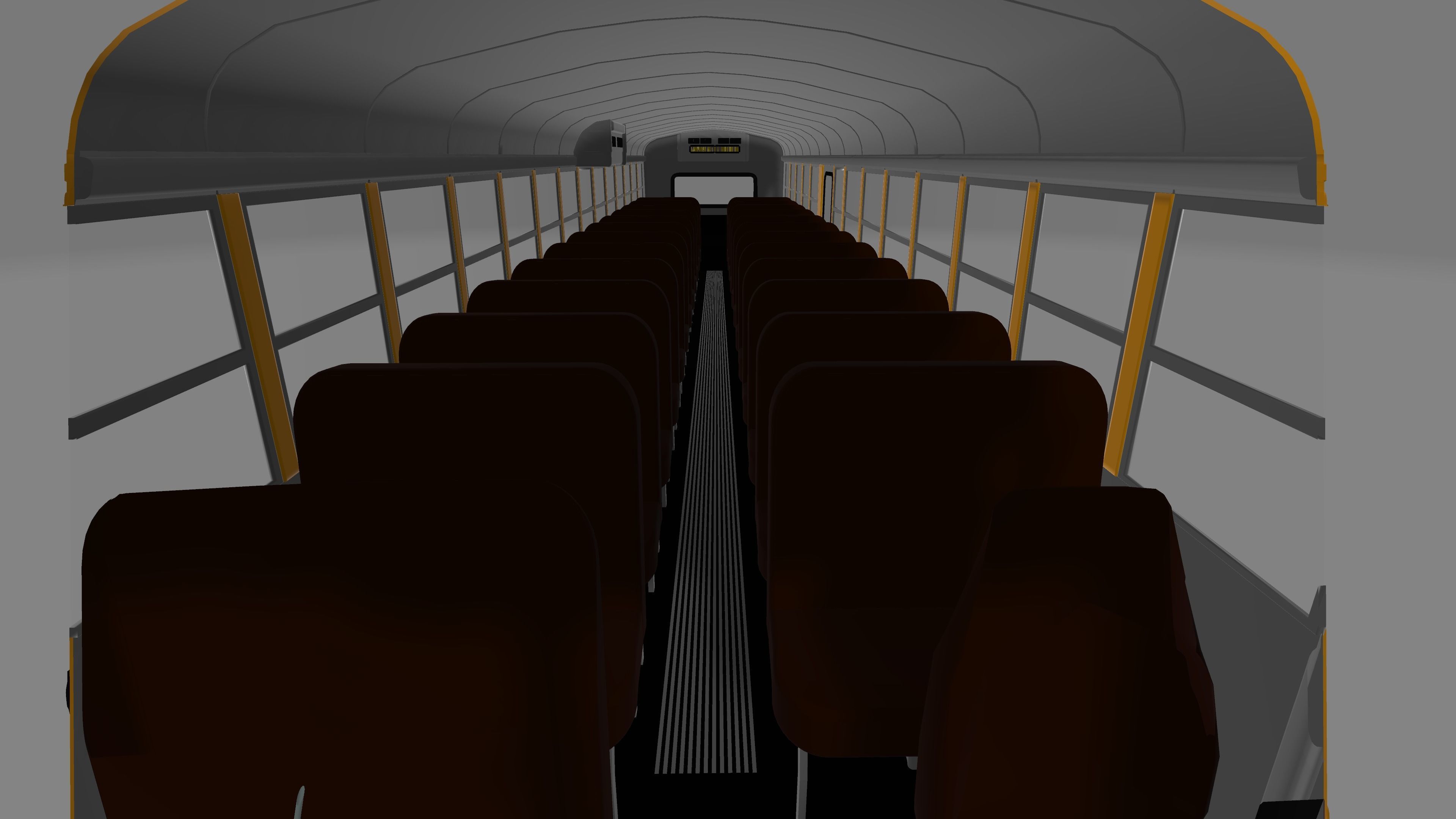Thomas Built Saf-T-Liner school bus 3D 3D model_6