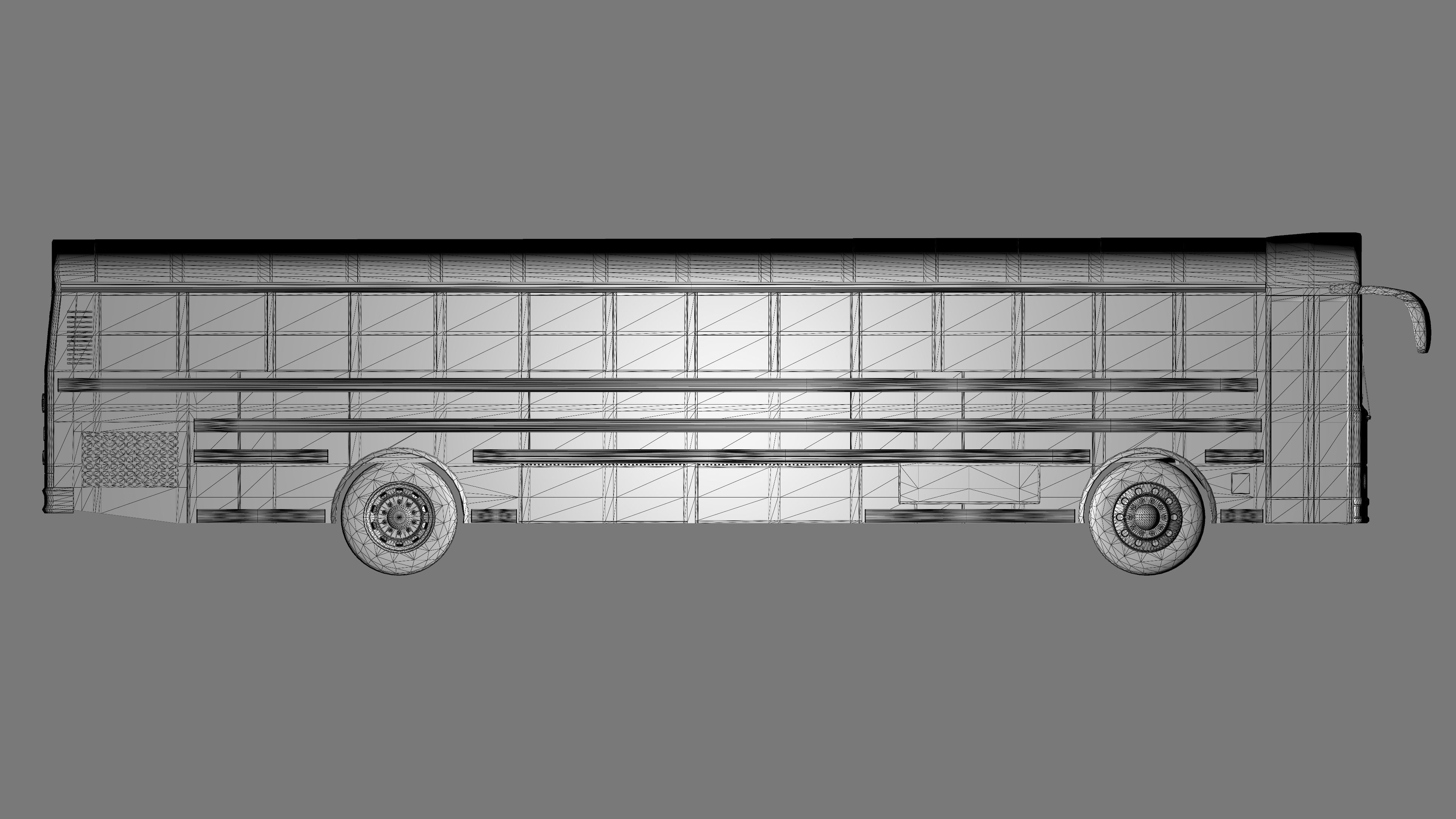 Thomas Built Saf-T-Liner school bus 3D 3D model_22