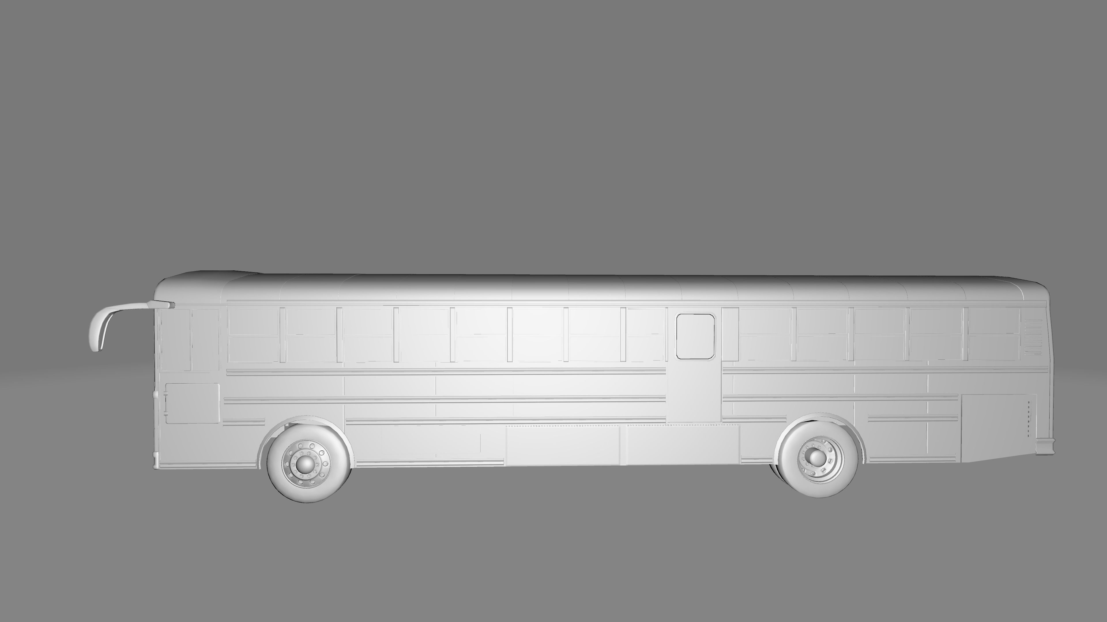 Thomas Built Saf-T-Liner school bus 3D 3D model_15