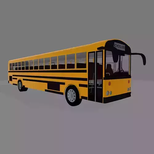 Thomas Built Saf-T-Liner school bus 3D 3D model