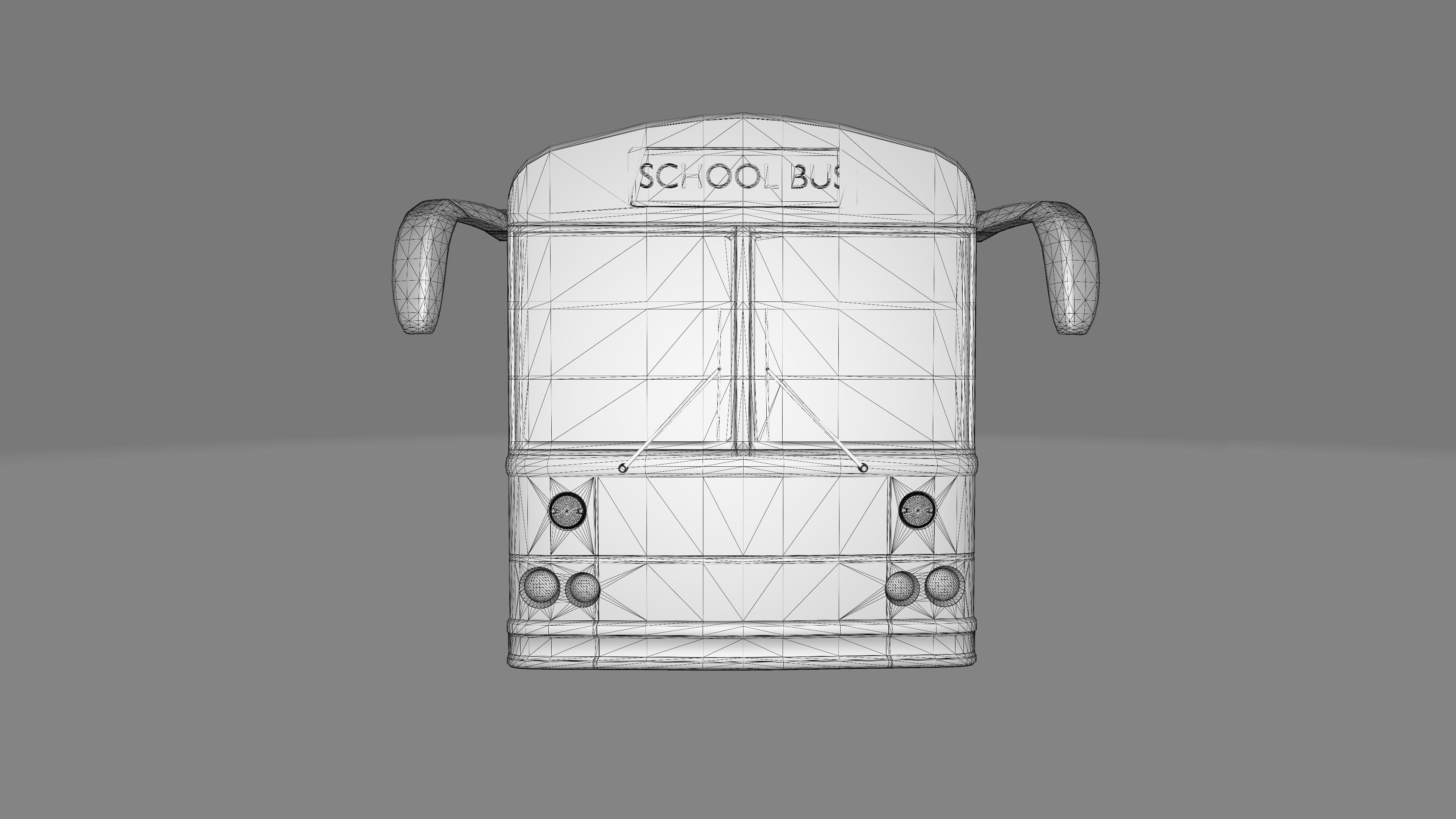 Thomas Built Saf-T-Liner school bus 3D 3D model_19