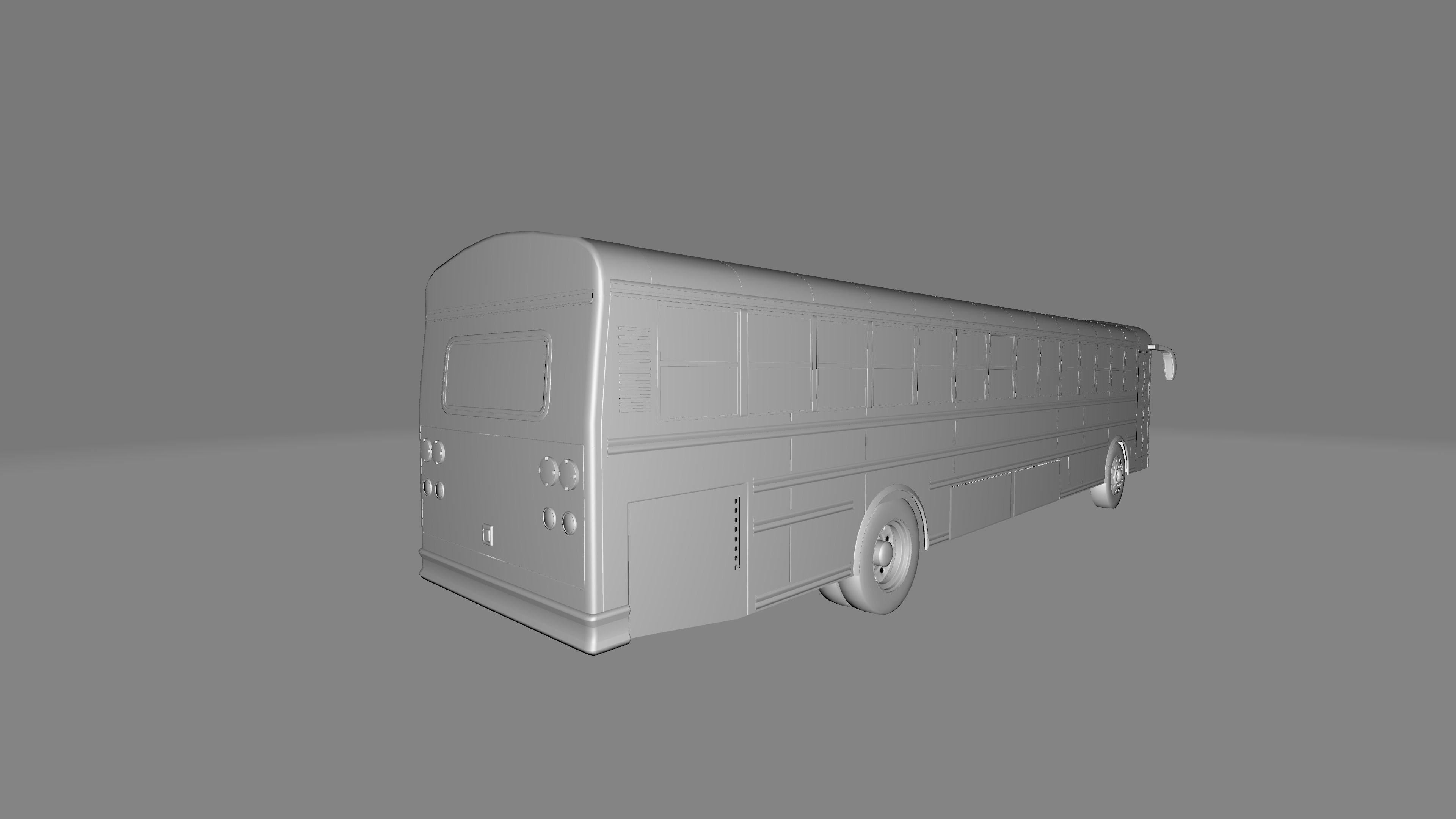 Thomas Built Saf-T-Liner school bus 3D 3D model_11