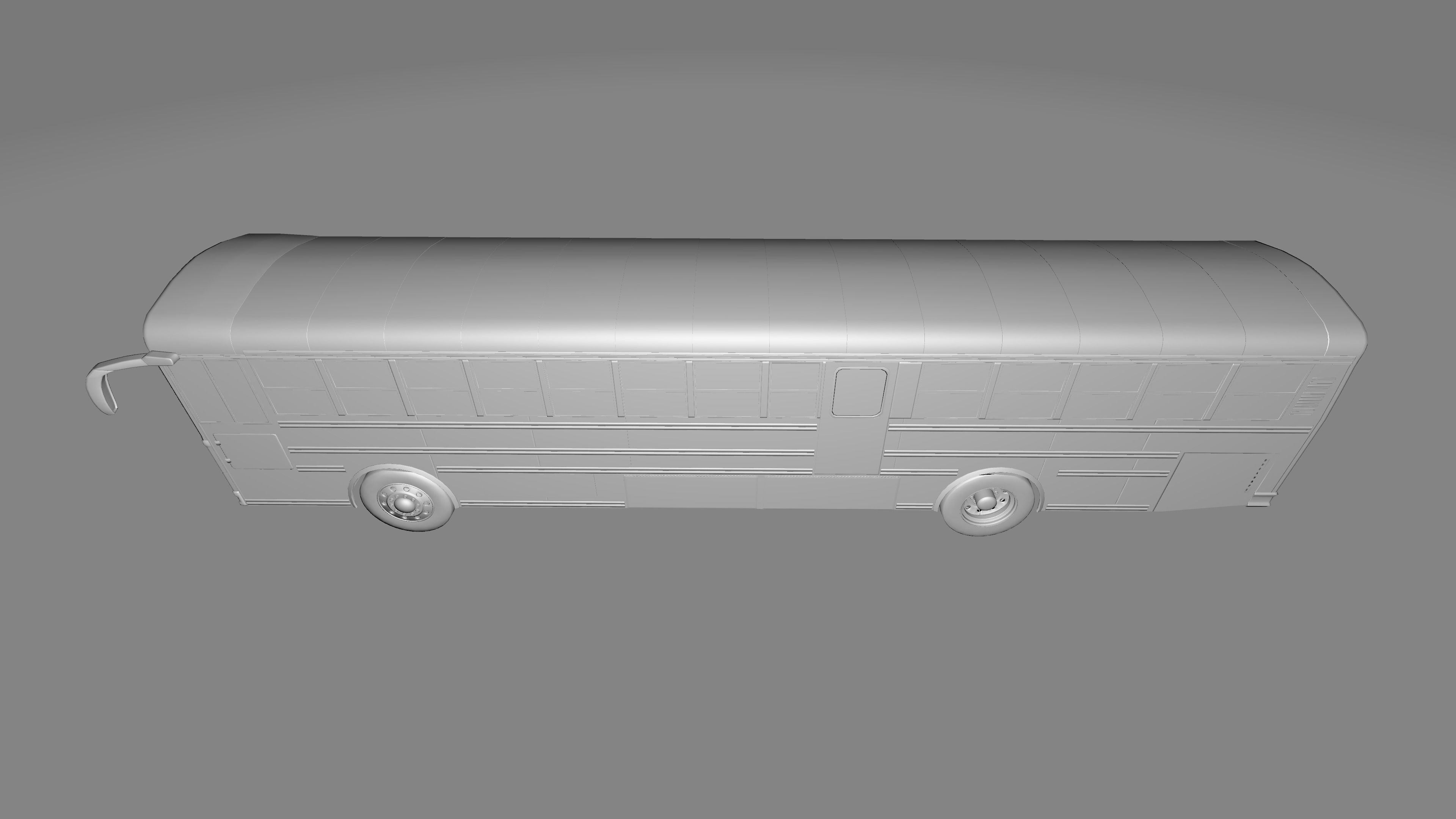 Thomas Built Saf-T-Liner school bus 3D 3D model_12