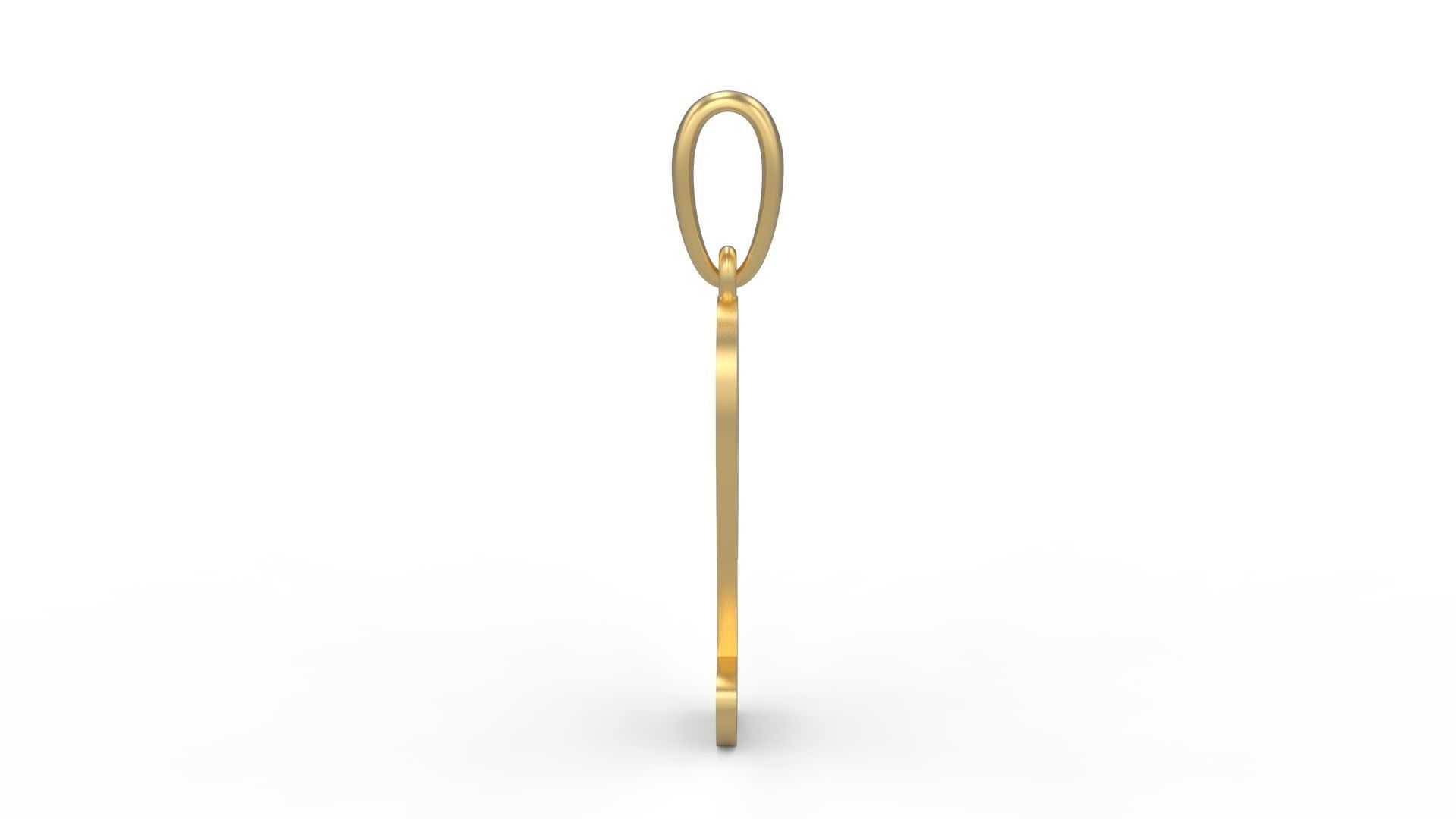 Initial Letters Pendant Harlow I 3D print model_2