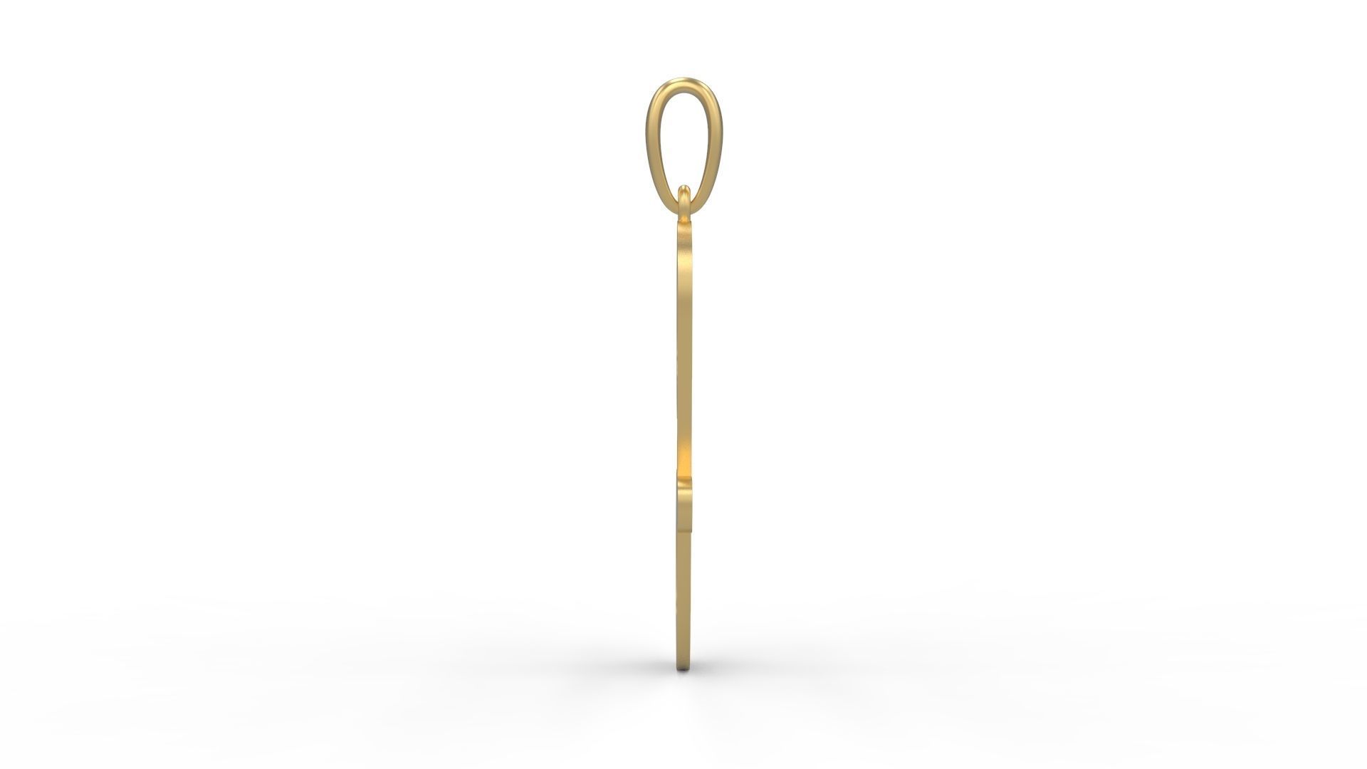 Initial Letters Pendant Harlow J 3D print model_2