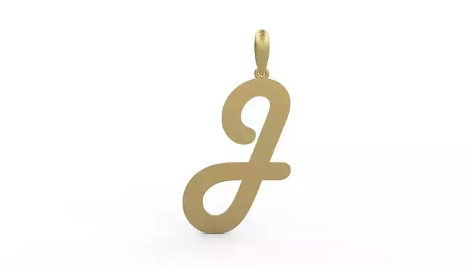 Initial Letters Pendant Harlow J