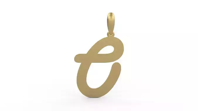 Initial Letters Pendant Harlow O
