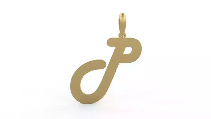 Initial Letters Pendant Harlow P