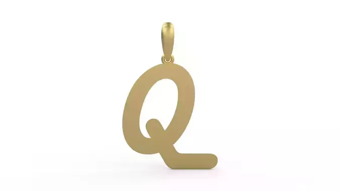 Initial Letters Pendant Harlow Q