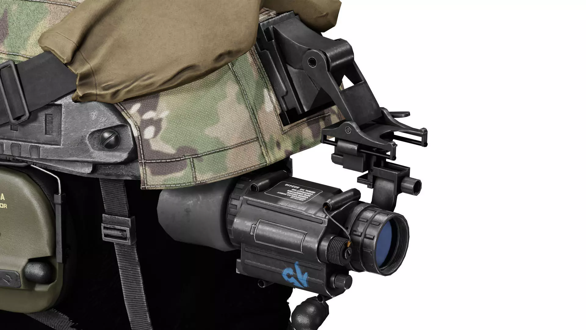 AN PVS 14 MNVD Low-poly 3D model_4