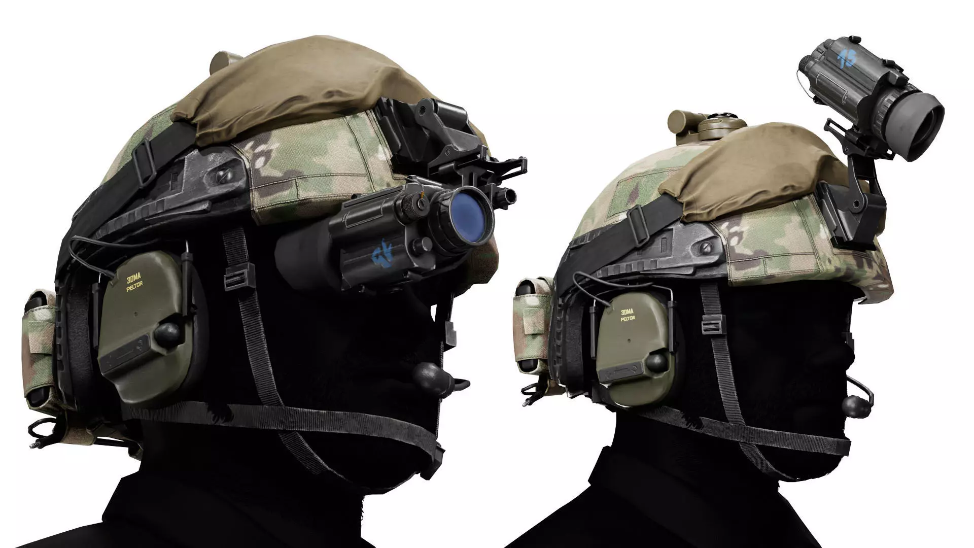 AN PVS 14 MNVD Low-poly 3D model_0