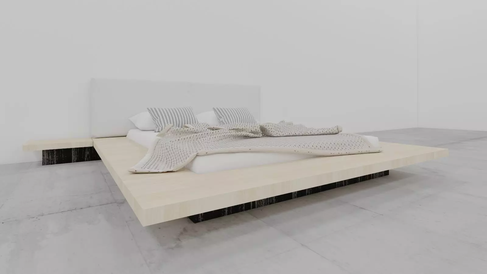 mrarq cama king size 02 Low-poly 3D model_0