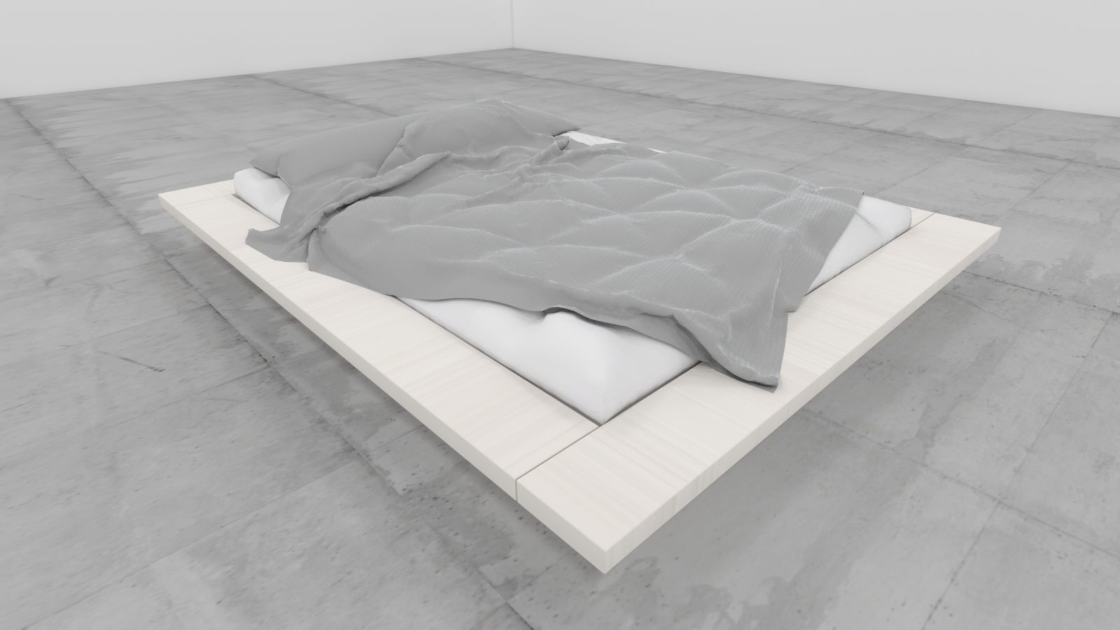 mrarq cama king size 04 Low-poly 3D model_1