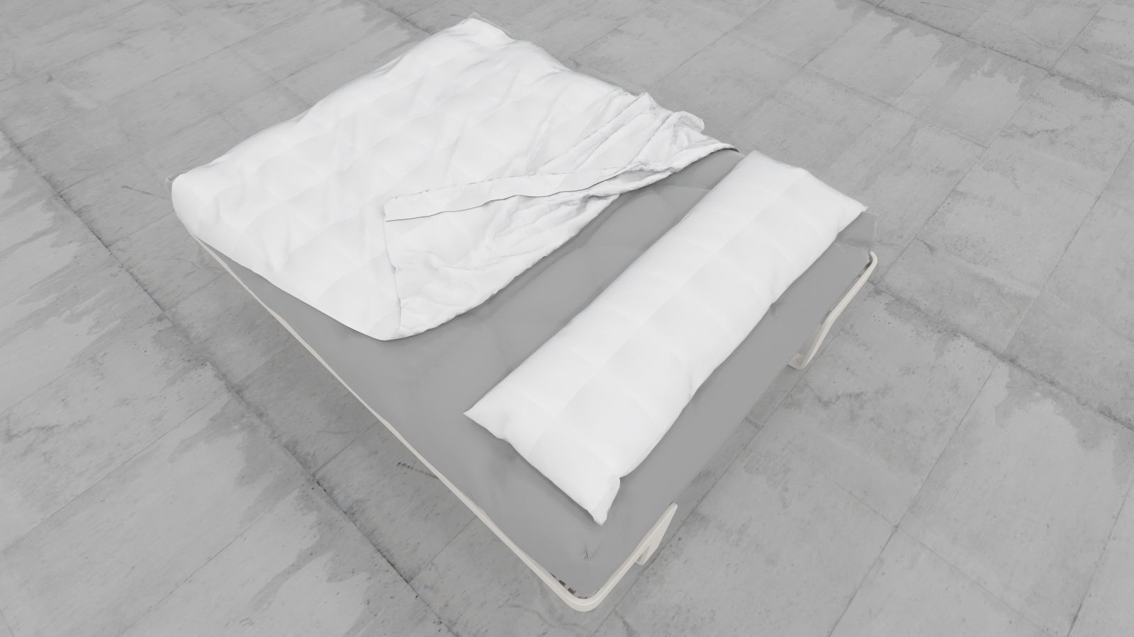 mrarq cama matrimonial 01 Low-poly 3D model_1