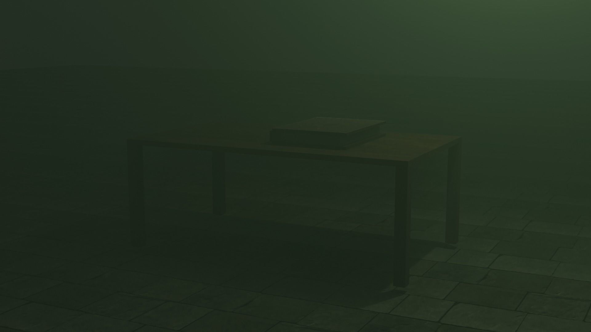 An Dark and epic book scene 3D model_2