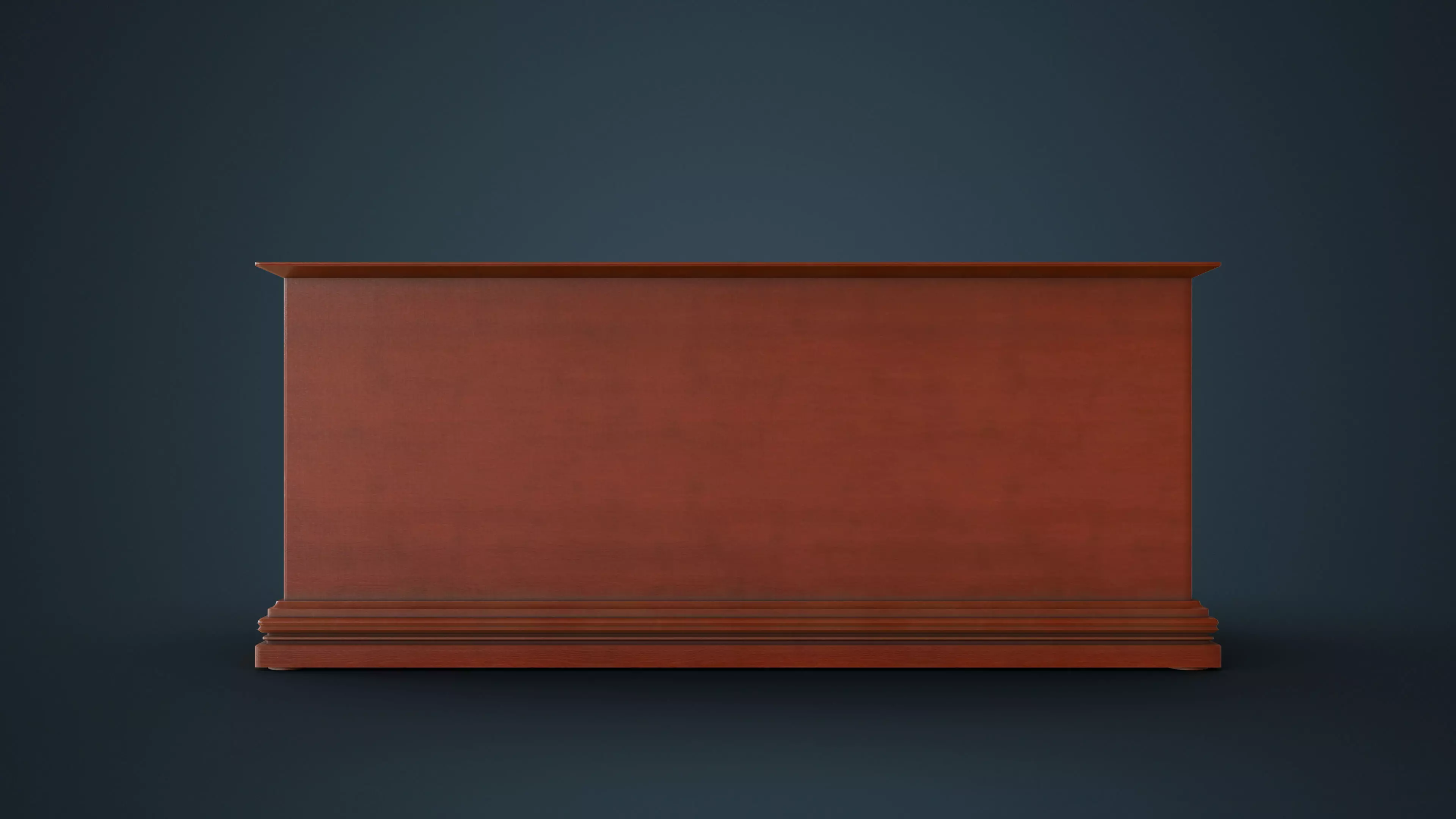 Antique Television Low-poly 3D model_7