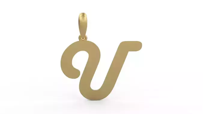 Initial Letters Pendant Harlow U