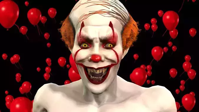 Pennywise The Dancing Clown Low-poly 3D model