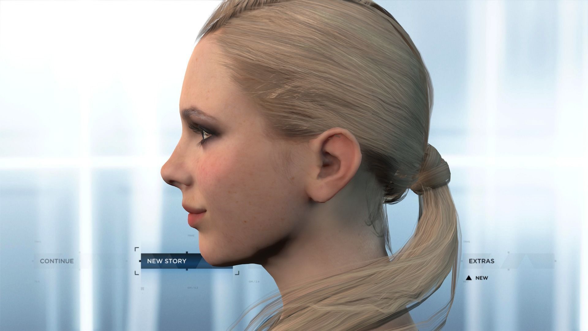 Chloe from Detriot Become Human Low-poly 3D model_4