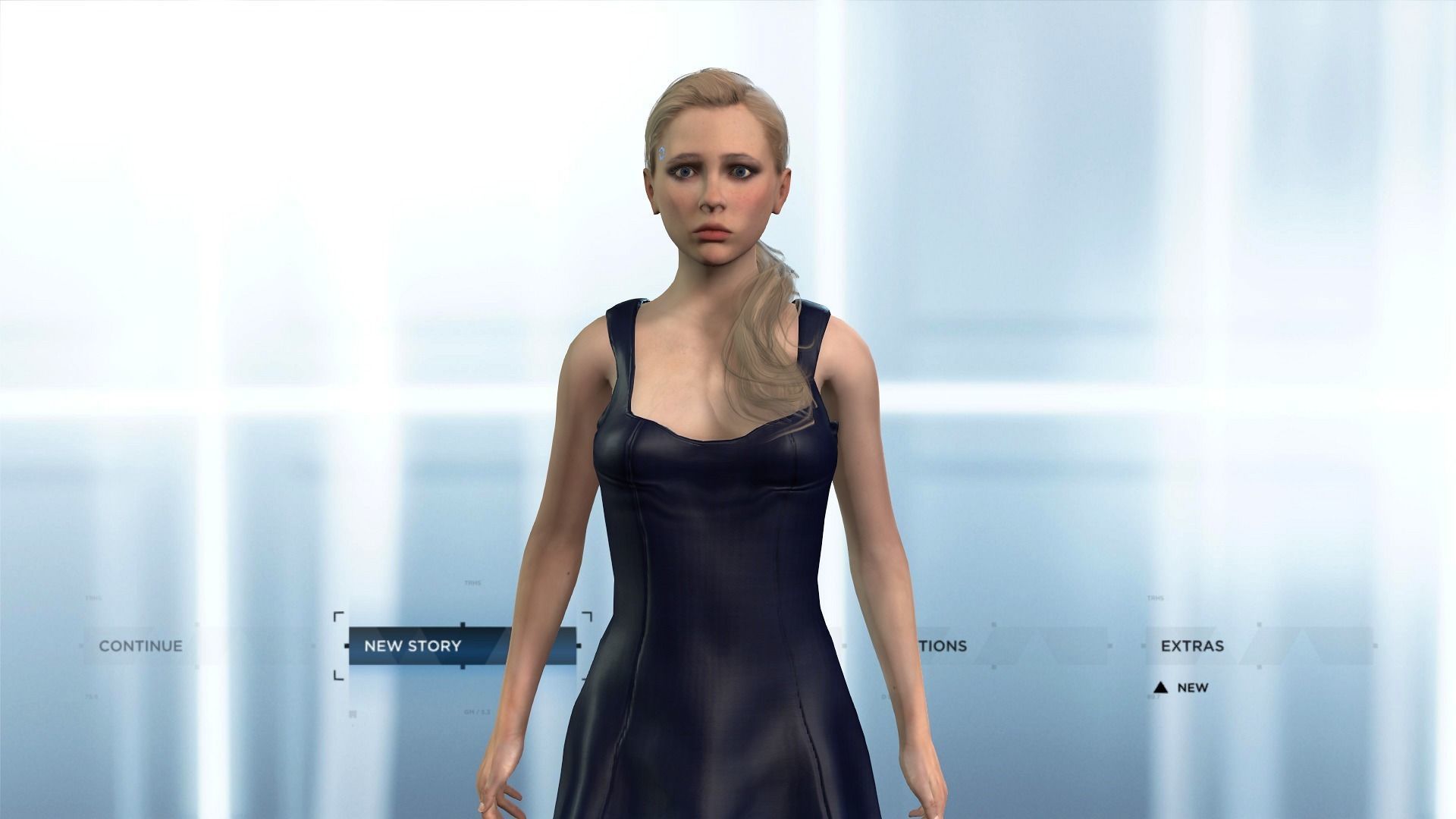 Chloe from Detriot Become Human Low-poly 3D model_2