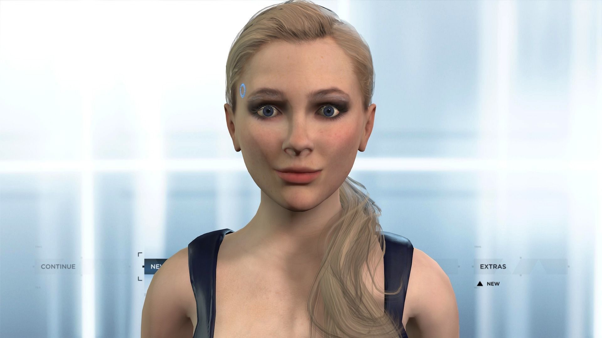 Chloe from Detriot Become Human Low-poly 3D model_1